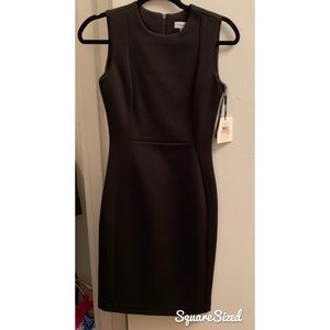 NWT Calvin Klein Black Sheath Dress